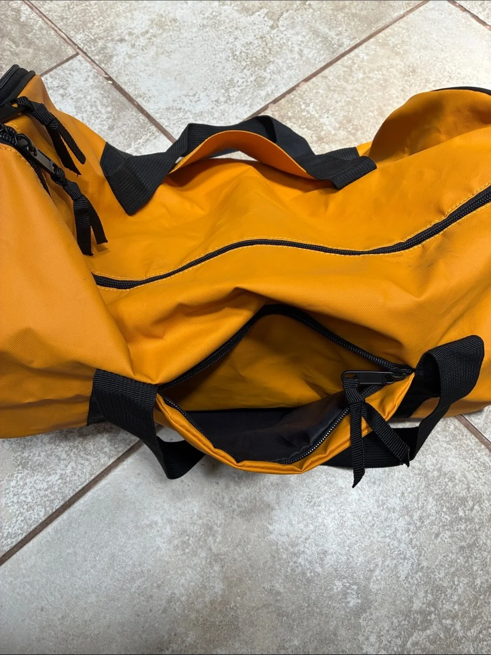 Pajar Men's Orange Duffel Bag with Black Straps